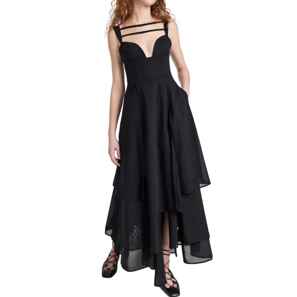 A.W.A.K.E. MODE Multi Panel Dress Size 42 NWT